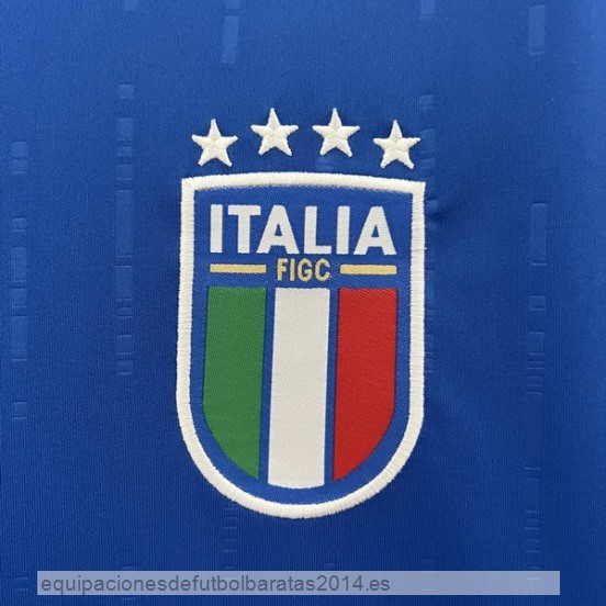 Nuevo Tailandia 1ª Camiseta Italia 2024 Azul Baratas